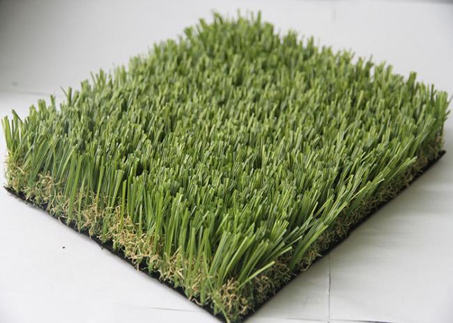 Dekoratives landschaftlich gestaltendes künstliches Gras im Freien S formen Garn 11200 Dtex 0