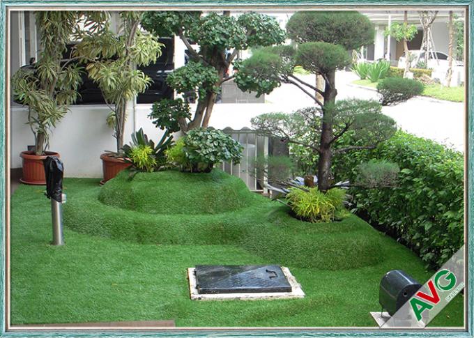Beständige UVgärten, die künstliches Gras/künstlichen Rasen 35 Millimeter Stapel-Höhe landschaftlich gestalten 0