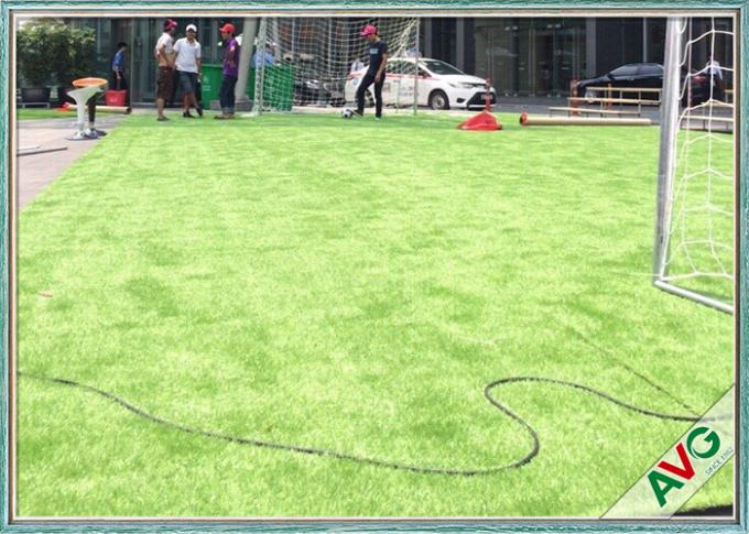 Wohngebiet-Garten Faux-künstliches Gras Monofil PET + gelocktes EVP-Material 0