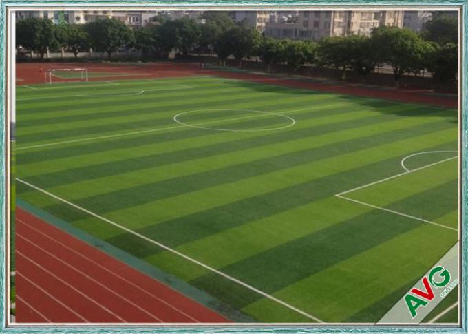 Einfaches Installierungsfußball-synthetisches Gras für Schutzträger des Fußballplatz-SBR des Latex-/PU 0