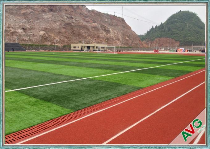 Abnutzungs-beständiger Fußball-künstliche Gras-Fälschungs-Gras-Rasen für Schulspielplatz 0