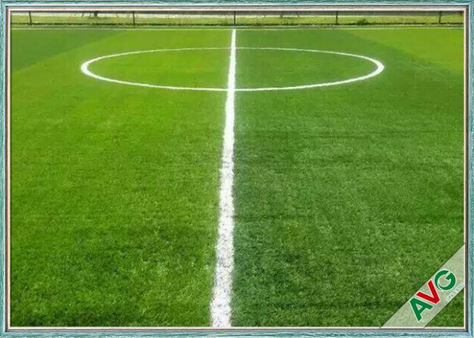Profifußball-Fälschungs-Rasen-anti- UVeinzelfaden PET Fälschungs-Gras für Außenseite 0