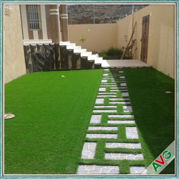 Natürliches künstliches Gras-synthetischer Rasen 45mm für die Garten-Landschaftsgestaltung 0