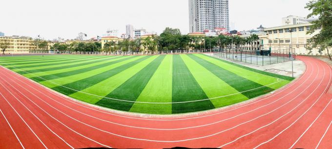 Fußballplatz legen 40mm künstlicher Gras-Fußballplatz-künstlicher Rasen-Fußball-synthetisches Gras mit Teppich aus 0