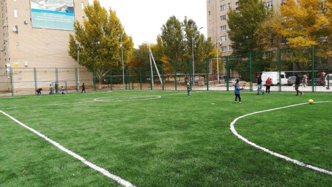 Künstlicher Gras-Fußball-Sport-Fußball-künstlicher Gras-Rasen 40-60mm 0