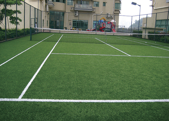CHINA Stand-gerades neu eingebundenes Tennis-synthetisches Gras, Tennisplatz-künstlicher Rasen fournisseur