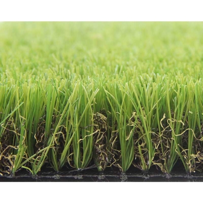CHINA Grüne Farbnatürlicher Garten-künstlicher Gras-Teppich bleifrei fournisseur