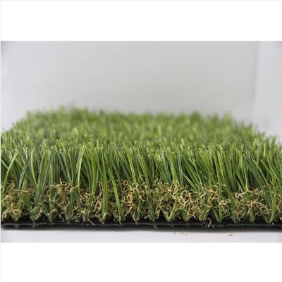 CHINA PET materielles Garten-künstliches Gras-flache Wellen-Einzelfaden-Garn-Form fournisseur