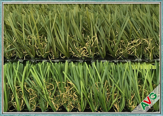 CHINA Einzelfaden-Landschaftskünstliche Gras PU-Beschichtung, die gefälschtes Gras landschaftlich gestaltet fournisseur
