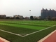 Grüner Fußball-Spielplatz-synthetisches Gras, Spielplatz-gefälschtes Gras für Außenseite fournisseur