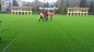 Synthetisches Gras im Freien für Spielplätze, künstliches Spielplatz-Gras PET Material fournisseur