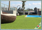 Swimmingpool-Dekorations-synthetisches Gras-im Freien apfelgrüne UV-Beständigkeit fournisseur