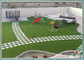 8000 dekoratives künstliches Gras Dtex im Freien/synthetisches Gras mit Latex-Beschichtung fournisseur