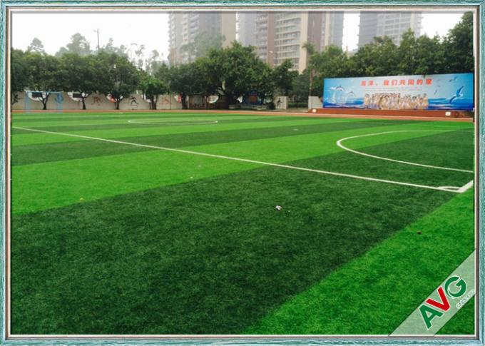 Einzelfaden PET Fußball-künstlicher Rasen-anti- UVfußball-Chemiefasergewebe-Gras 0