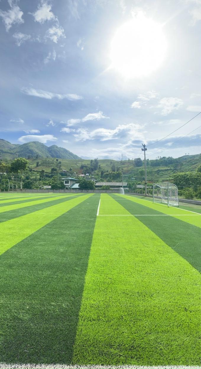 Dauerhafte künstliche Höhe des Fußball-Gras-Fußballplatz-50mm 0