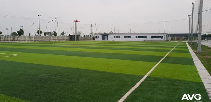 Hohes Rasen-Fußball-Gras-künstlicher Teppich der Haltbarkeits-50mm für Fußball 0