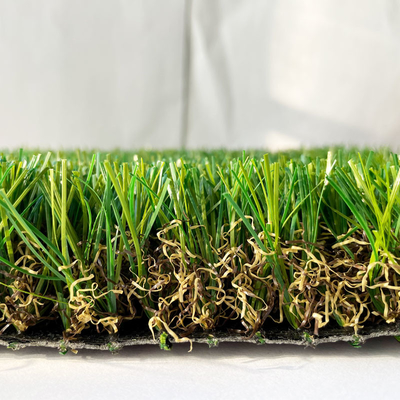 CHINA 45MM Chemiefasergewebe-Gras für Garten-Landschaft bedecken künstliches künstliches Gras mit Gras fournisseur