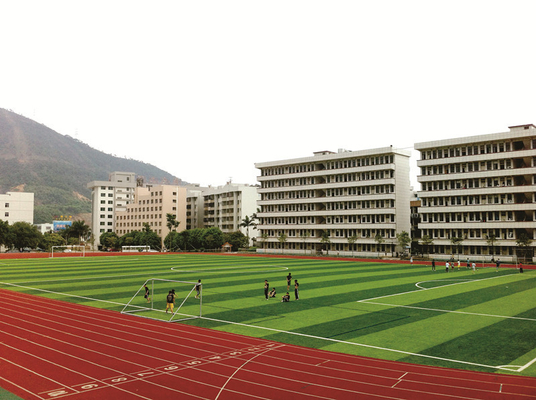 China Gärten/Fußball-künstliches Rasen-Fälschungs-Gras-Mattenc$anti-altern umweltfreundlich fournisseur