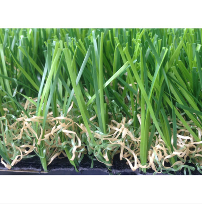 CHINA W formte Garn-Garten-künstlichen Gras-Fälschungs-Rasen-Rasen mit SBR-Latex-Beschichtung fournisseur