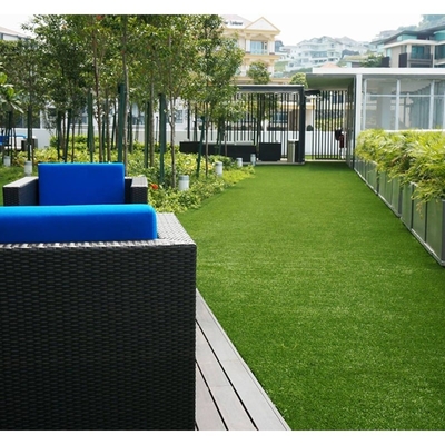 PET 60mm Garten-künstliches Gras für Landschaftsgestaltungs3/8&quot; Messgerät fournisseur
